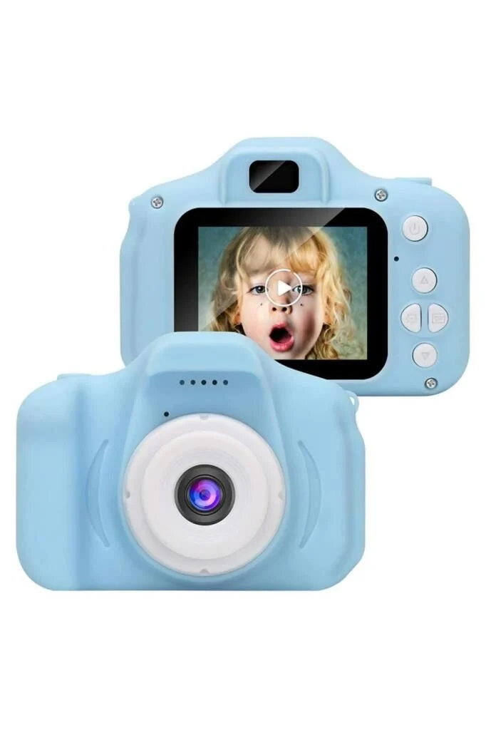 Torima CMR 7 Mavi Mini 1080p Hd Çocuk Kamera Dijital Fotoğraf Makinesi 2-0 Inç Ekran